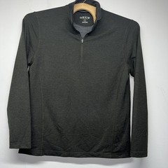 Orvis Men’s French Terry 1/4 Zip Pullover Ultra Soft Performance Wicking LG