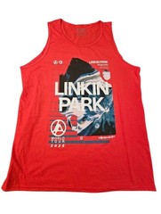Linkin Park Red Tank Top Men’s Band Shirt From Zero World Tour 2025 Sz XL New