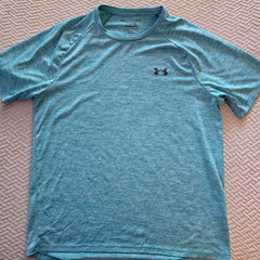 Under Armour The Tech HeatGear Men’s LG Blue Heather Short Sleeve Loose Tee