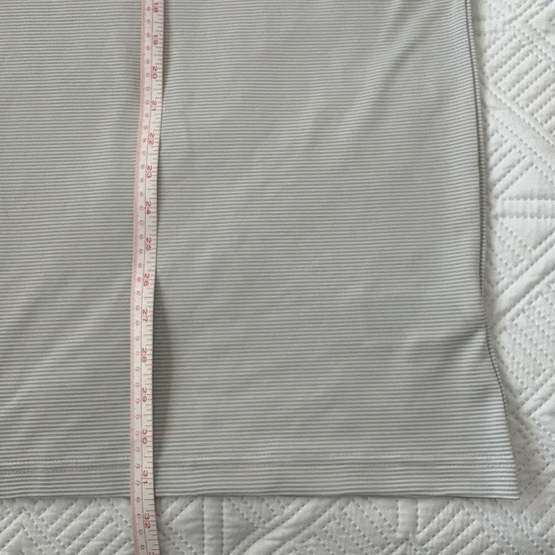Adidas Men’s Ottoman Performance Golf Shirt Grey Striped/White Collar Size 2XL gallery