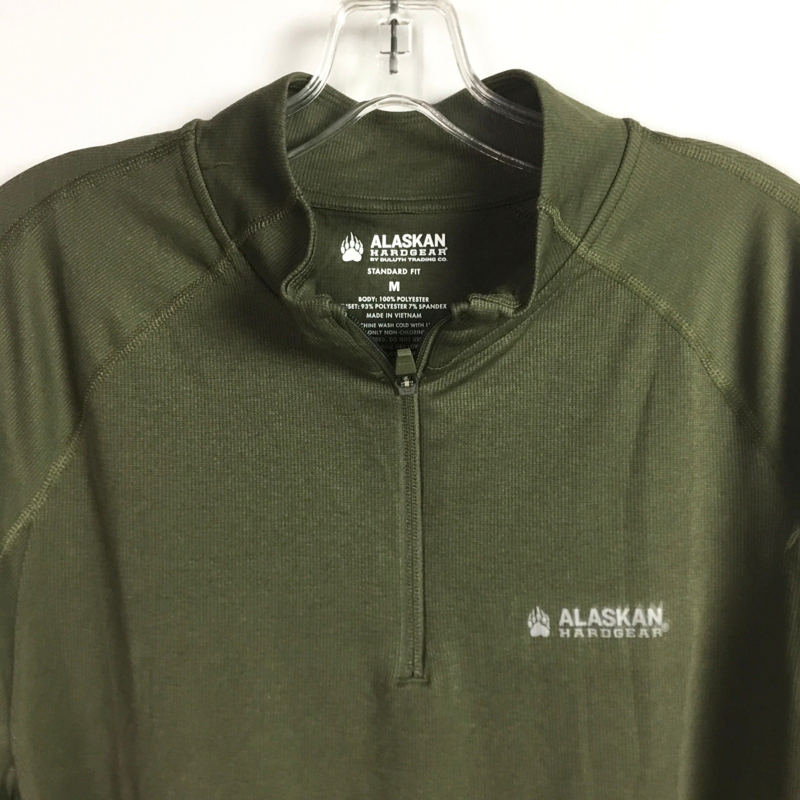 Alaskan Hardgear Mens Medium 1/4 Zip Shirt TunDry AKHG Duluth Trading Standard gallery