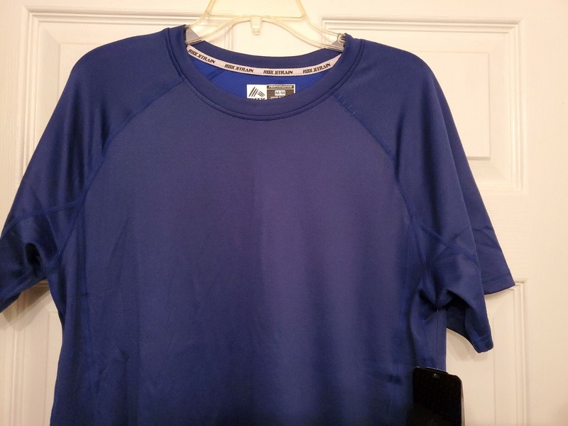 Reebok Active Cross Training Performance Tee (Blue) Size (Small) gallery