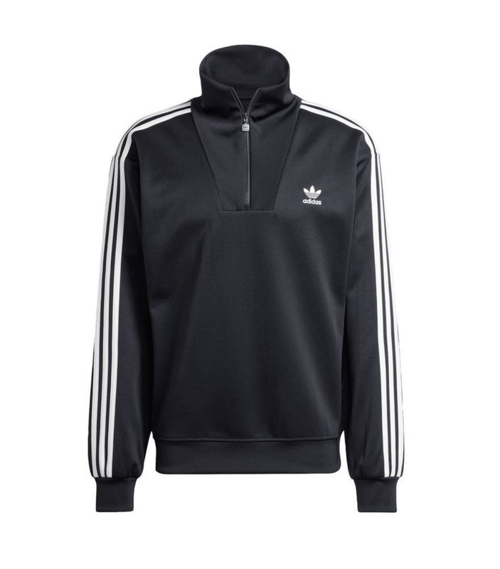 Adidas Men's Size Medium Adicolor Funnel Neck Track Top in Black gallery