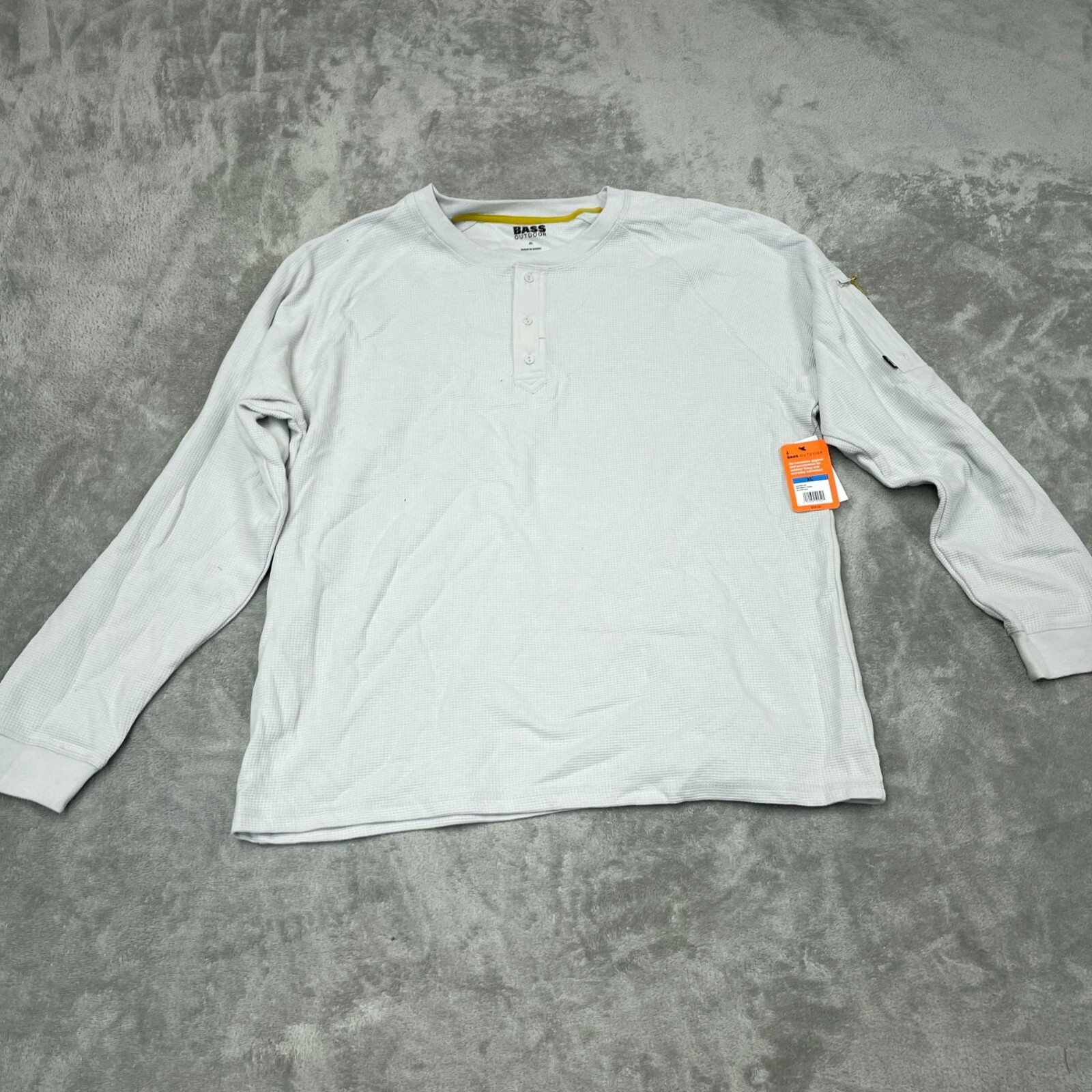 Bass Outdoor Glacier Gray Performance Thermal Long Sleeve Shirt XL NWT 6262 gallery