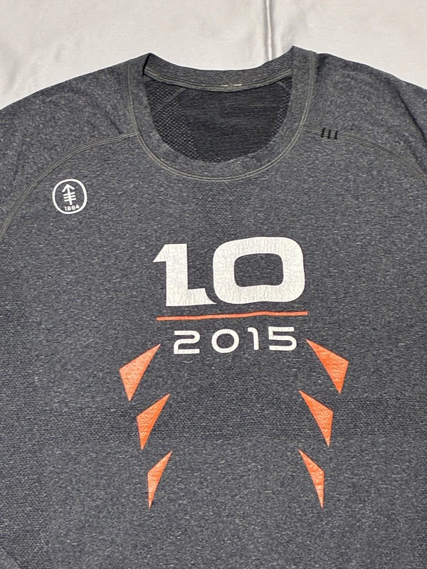 Lululemon Shirt Mens Large Metal Vent Long Sleeve Wall Street Decathlon 2015 gallery