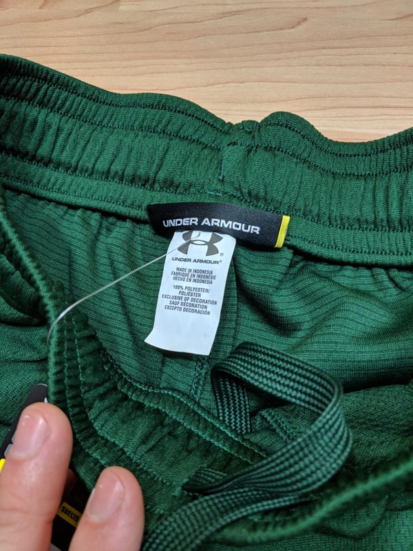 Men's Small Under Armour Warm Up Green Sweatpants All season 1246569 301 gallery