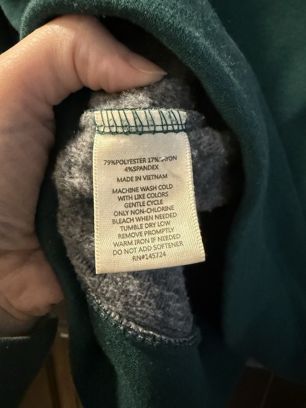 Onward Reserve Performance Sweater Mens XL Green Golf 1/4 Zip Fleece Pullover gallery