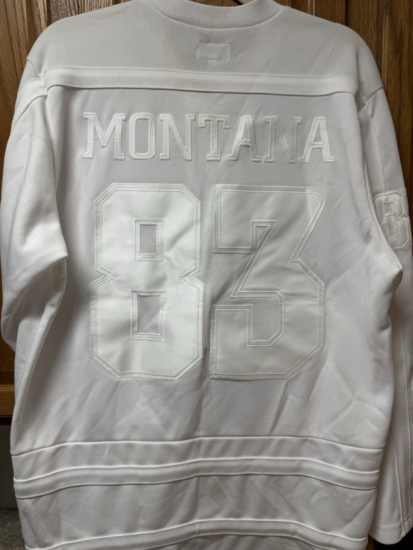 FW17 New Supreme Scarface Mens Hockey Jersey in White Montana Size L 83 Large gallery