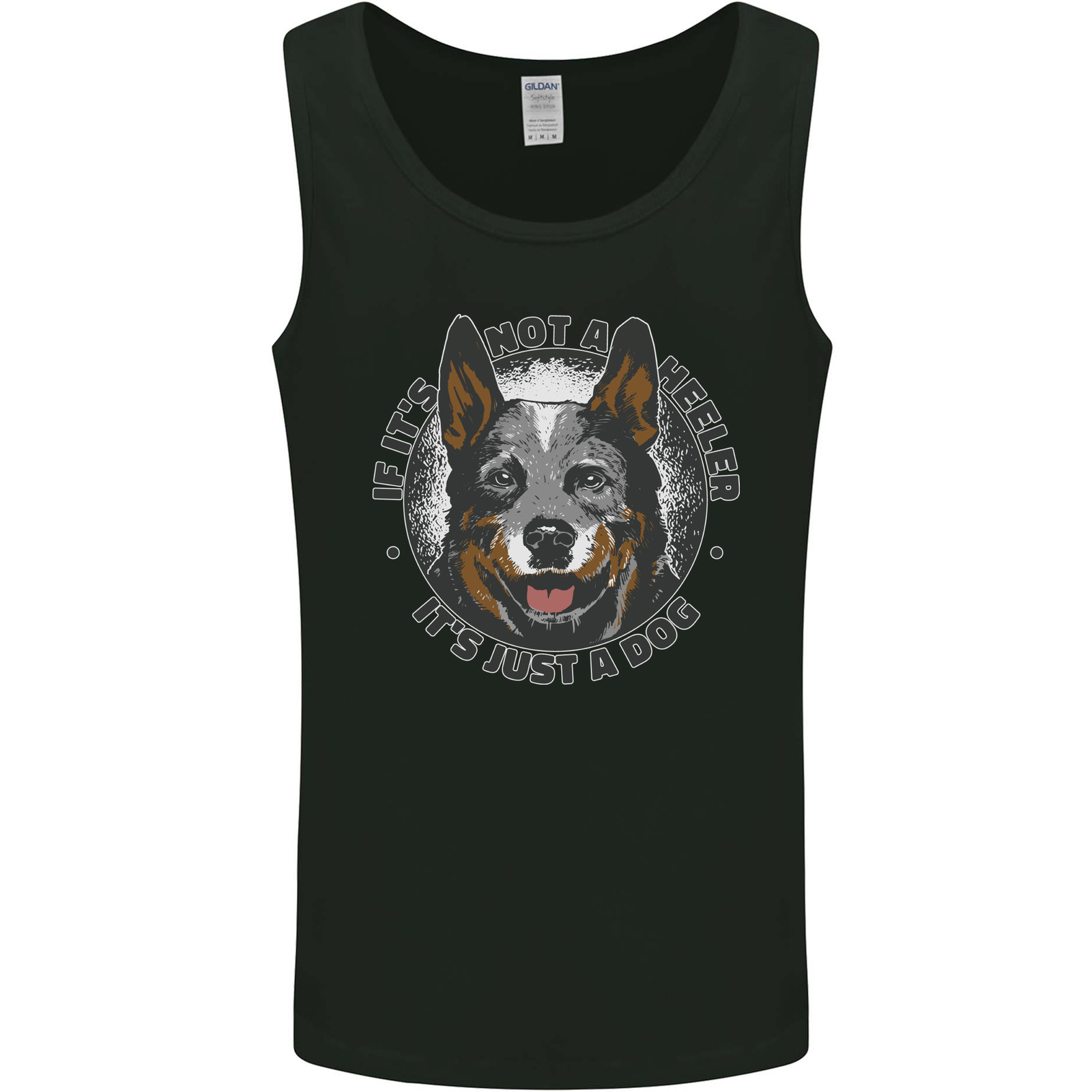 Blue Heeler Australian Cattle Dog Mens Vest Tank Top gallery