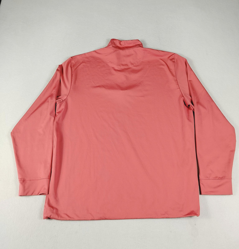 Vineyard Vines Pullover Mens Large Coral Pink Performance Half Zip Long Sleeve gallery