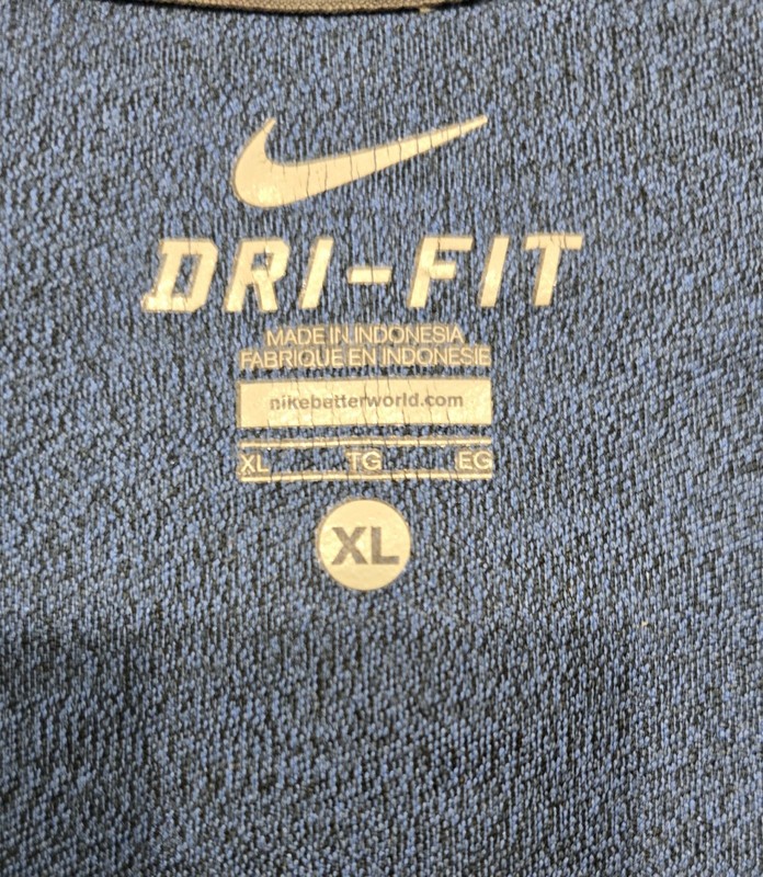 Nike Dri-FIT Duke Blue Devils 1/4 Zip Mock Neck Long Sleeve Pullover Men's XL gallery