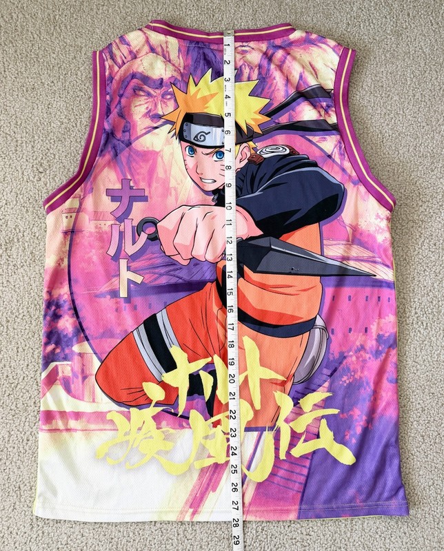 Anime Shirt Tank Top Basketball Jersey Naruto Shippuden Mens Medium Sleeveless gallery