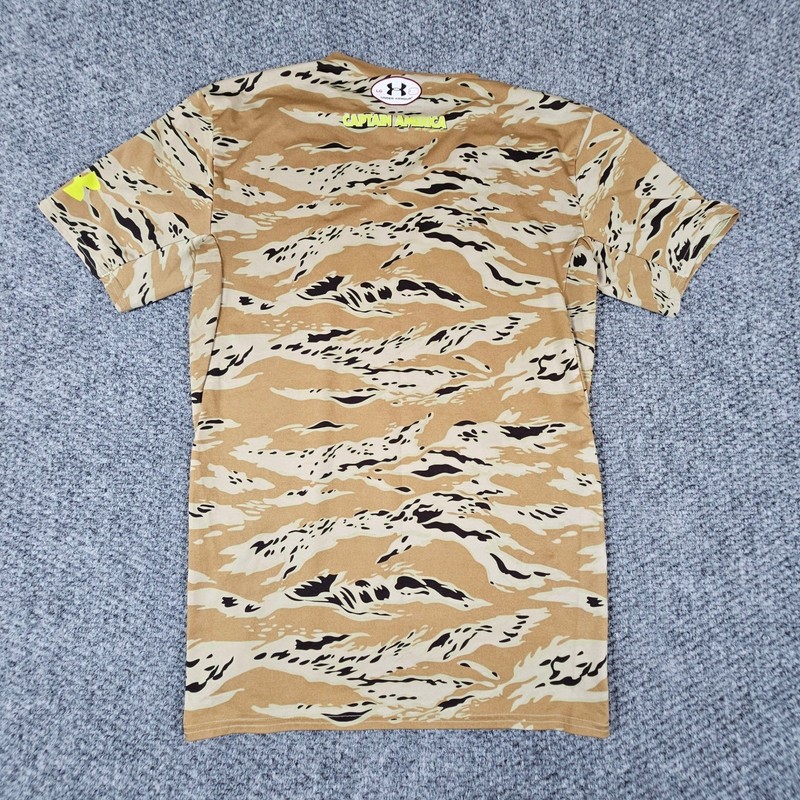 Under Armour Captain America Compression Shirt Mens Large Camo HeatGear gallery