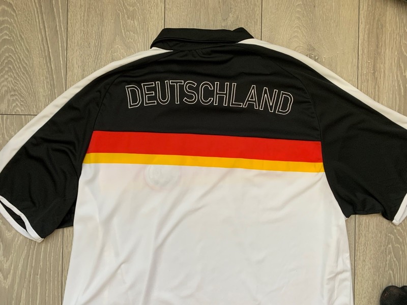 Germany Deutscher Fussball Bund White Soccer Jersey XL T Shirt gallery