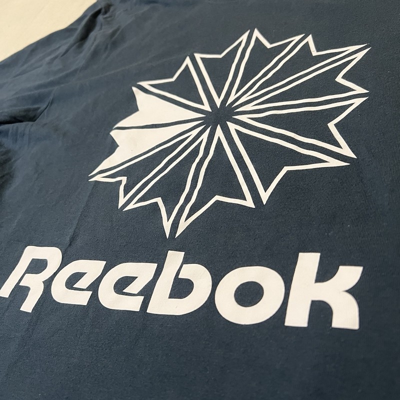 Men's Reebok "Original Logo" Classic Styles Graphic T-Shirt (Large) Teal Color gallery