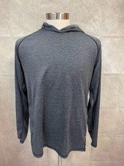 Men’s Gray Activewear Hoodie Top Long Sleeve