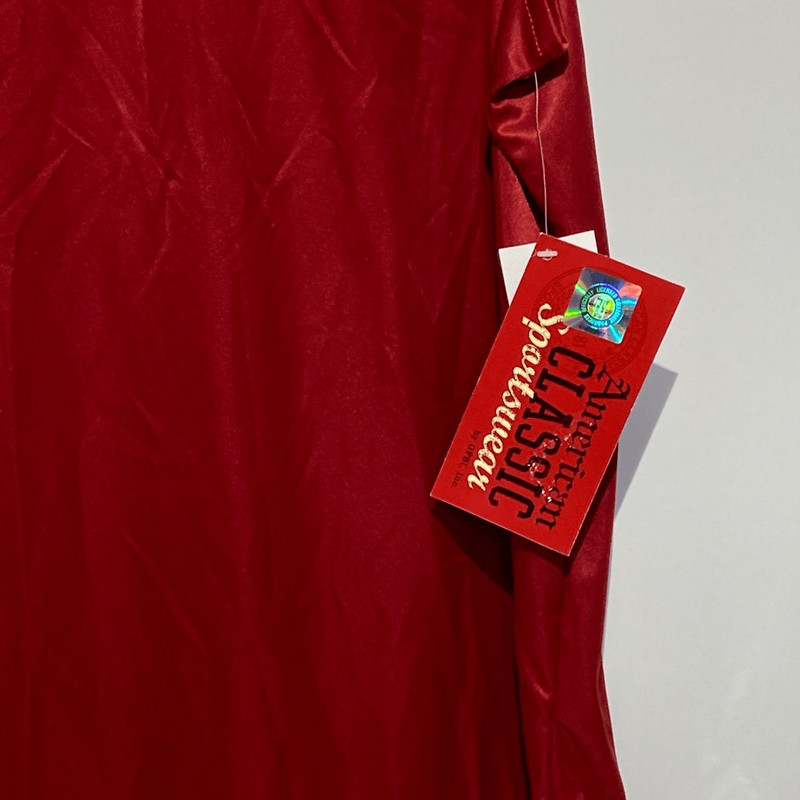 American Classic Sportswear Men's Athletic Glossy Tank Jersey Shirt Red XXL NWT gallery