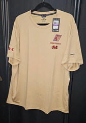 Under Armour UA Tech Michigan Panthers Logo Crew Neck T-Shirt Beige 2XL
