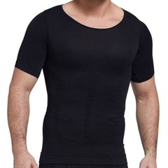 Men’s Body Shaper Toning T-Shirt Ultra Durable Vest Compression Slim Underwear