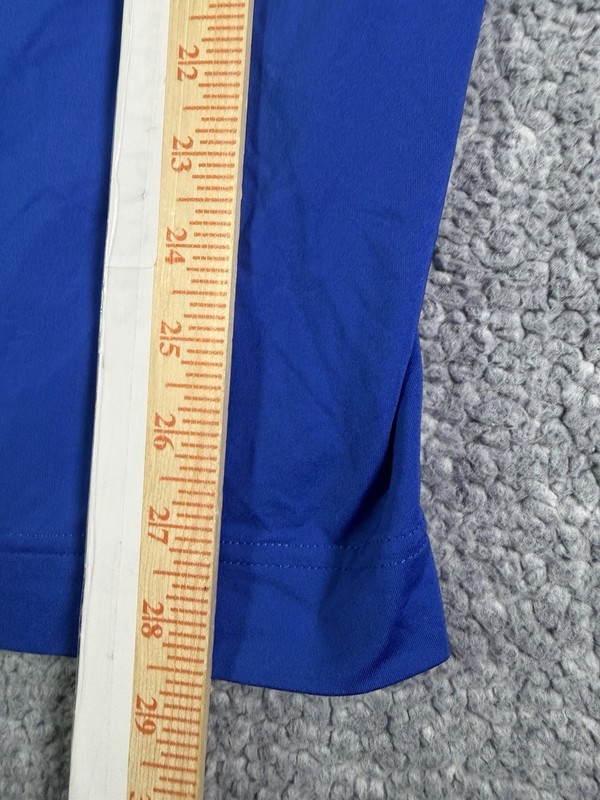 Footjoy Performance 1/4 Zip Pullover Mens XL Blue Full Zip Stretch Athletic Golf gallery