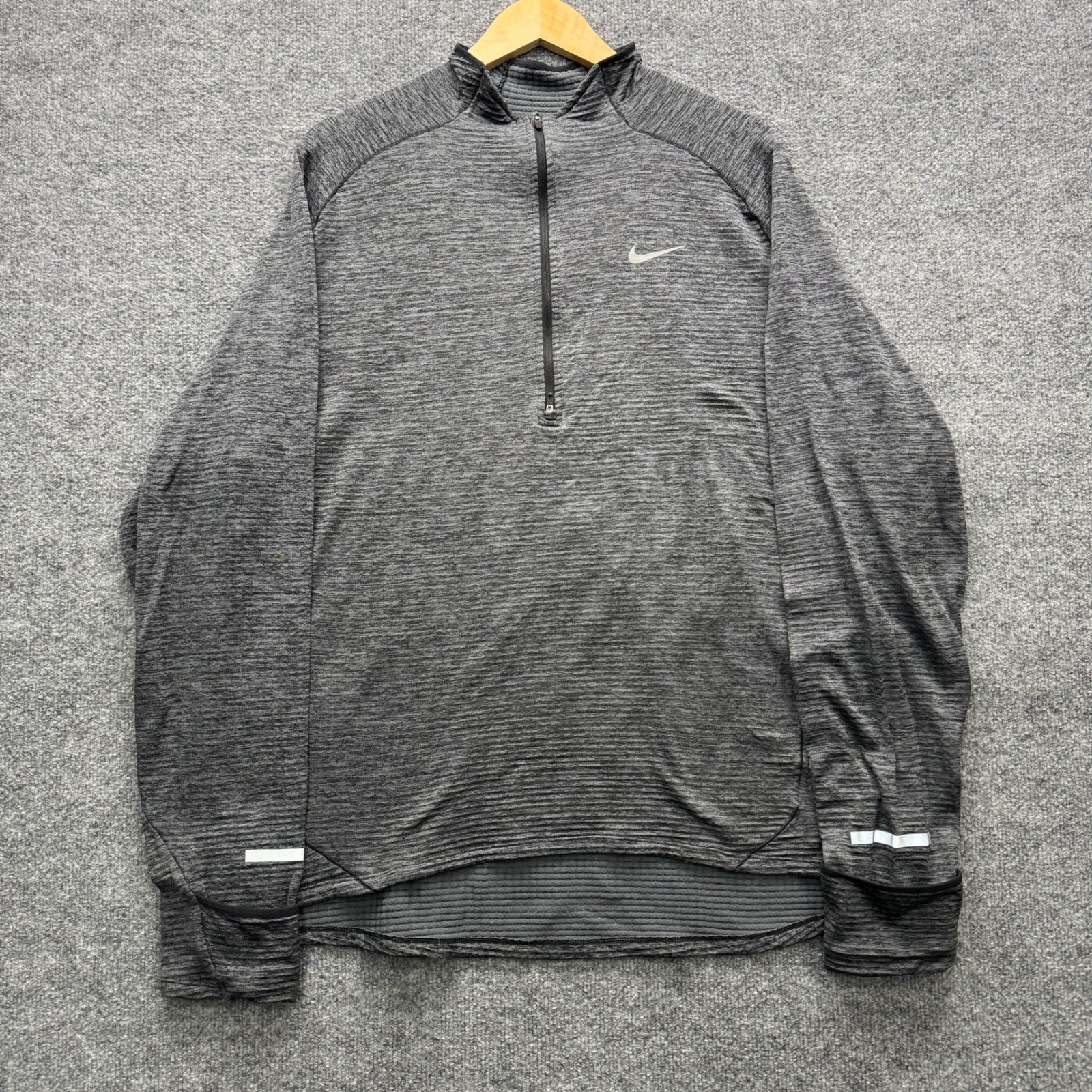 Nike Dri-FIT Element Sphere Half Zip Men 2XL Gray Long Sleeve Running Athletic gallery