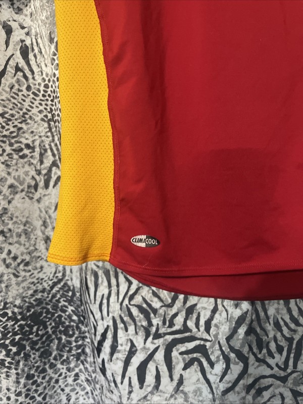Adidas Climacool Sleeveless Shirt Size Men’s Small Red Yellow D1 gallery