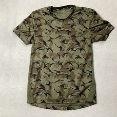 Adidas Training Prime Green T-Shirt Small Mens Camouflage Aeroready Short Sleeve
