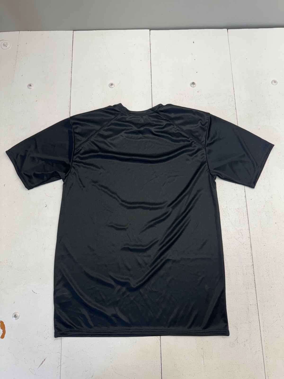 Badger Sport Solid Black Athletic Short Sleeve T Shirt Mens Size Medium gallery