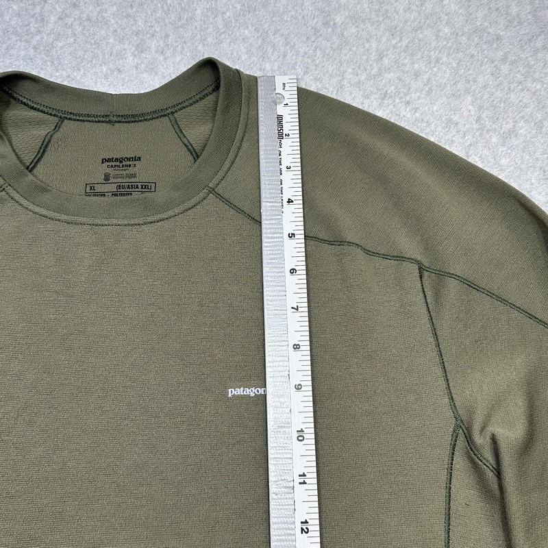 Patagonia Capilene 3 Midweight Crew Shirt Men XL Green Baselayer Long Sleeve gallery
