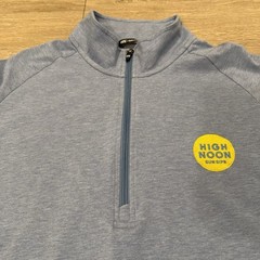 Travis Mathew Cloud Quarter Zip XL Blue Golf High Noon Performance Pullover
