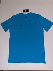 Under Armour T Shirt Men’s M Sportstyle Chest Logo Short Sleeve Aqua Blue NWT