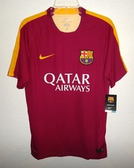 NWT MENS M NIKE DRI-FIT FCB FOOTBALL CLUB BARCELONA SOCCER JERSEY BARCA RARE