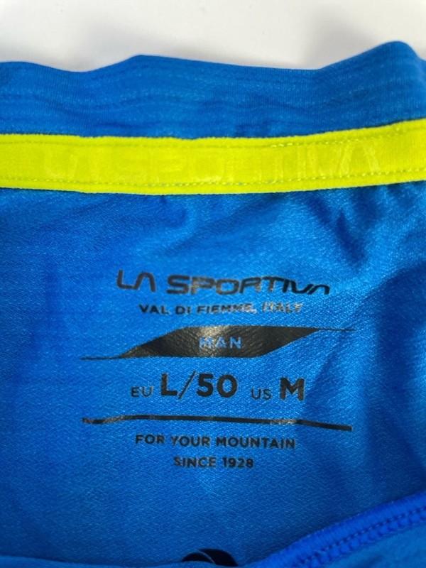 La Sportiva Tour Long Sleeve Men's Baselayer Shirt - Blue/Yellow gallery