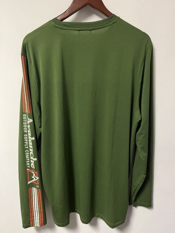 Avalanche Outdoor Performance Hiking Long Sleeve Shirt Men’s Size XL Green gallery