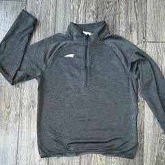 Altra Men’s 1/4 Zip Pullover Mock Neck Stretch Heathered Gray M