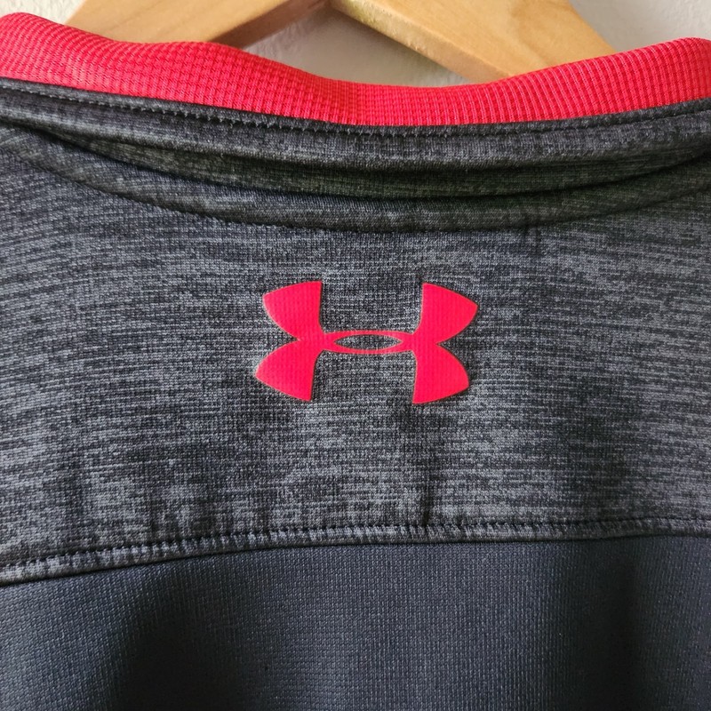 Under Armour ColdGear 1/4 Zip Mock Loose Fit Black/Red Men's XL new with tags gallery
