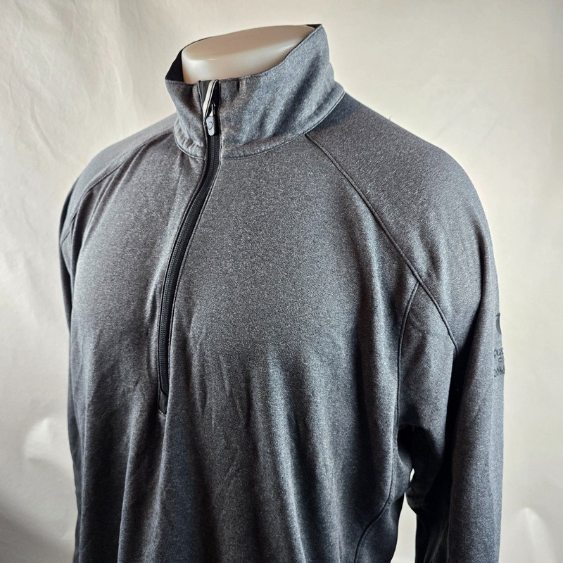 Zero Restriction Pullover Mens Large Gray Quarter Zip Golf Light Performance gallery