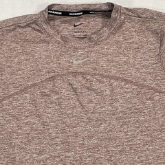 Nike Running Shirt Mens Small Brown Dri-FIT Long Sleeve Thumbholes FB4297-208