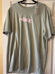 Nike Tee Green Size 2XL XXL T-Shirt Mens Unisex Short Sleeve Shirt New NWT