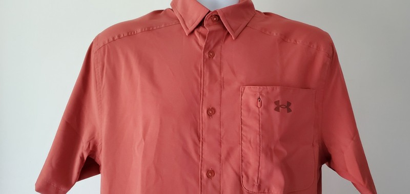 Under Armour Drift Tide 2.0 Fitted Performance Men's Shirt, Sedona Red, Medium gallery