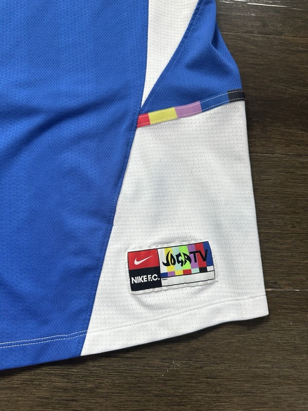 Nike FC Joga Bonito TV Soccer Futbol Jersey Kit Blue White CZ0993-480 Men Large gallery