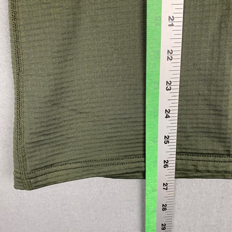 Lands End Mens Green Crewneck Expedition Thermaskin Long Underwear Top Medium gallery