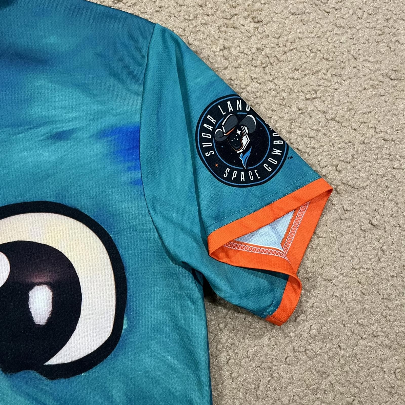 Sugar Land Space Cowboys Orion Birthday Celebration 2023 SGA Jersey Size XL gallery