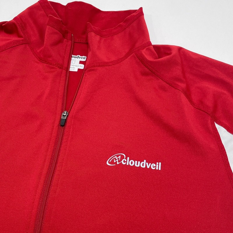 Cloudveil Short Sleeve Pullover Men’s Size Large Red Half Zip Shirt Hiking Base gallery