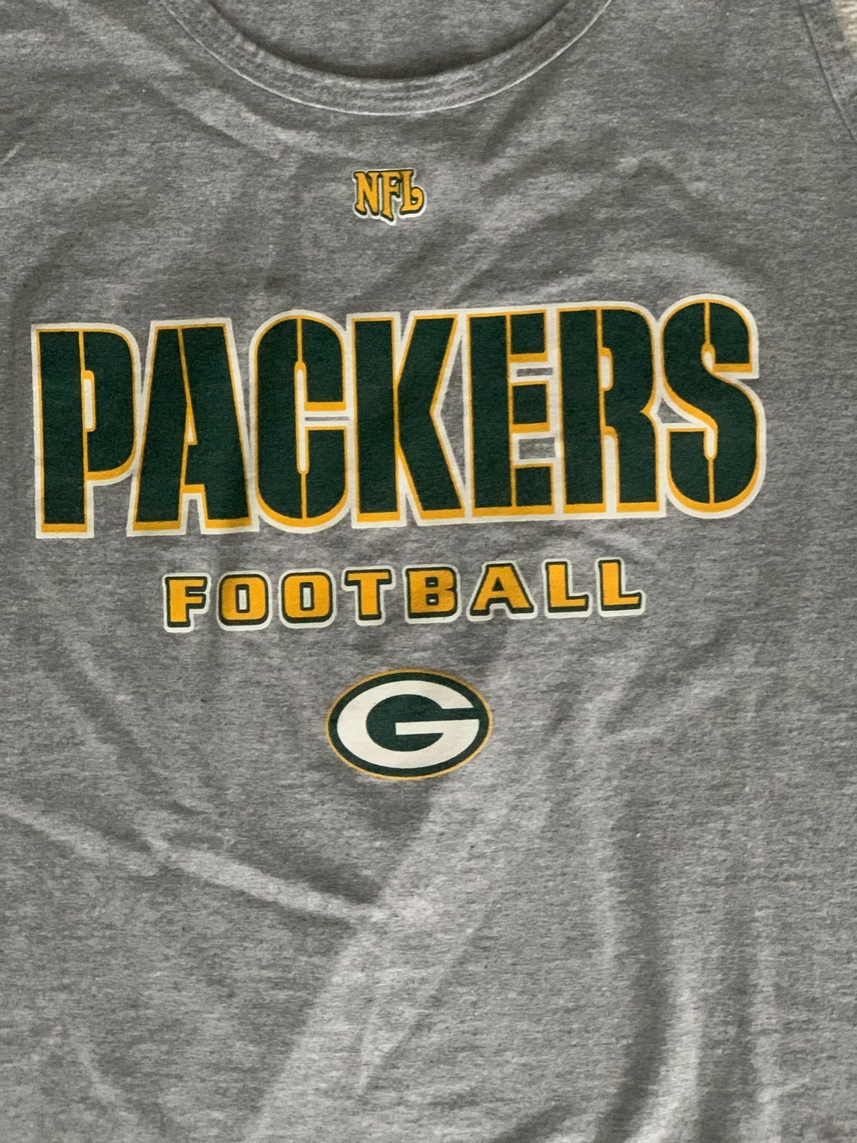 Green Bay Packers Tank Top Muscle Shirt Mens XL Gray NFL Football Summer Outdoor gallery