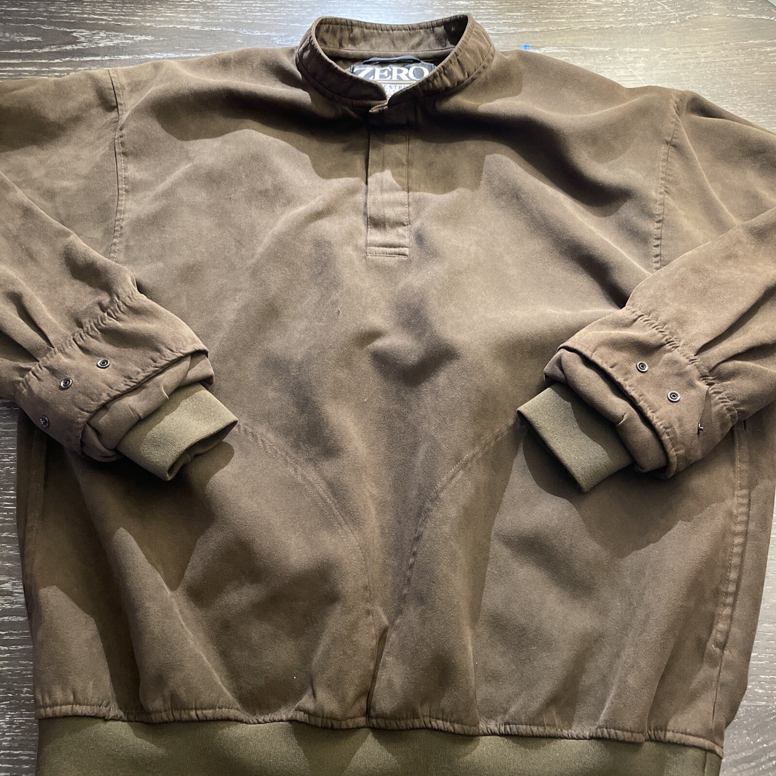 Zero Restriction Golf Tour Series Pullover Windbreaker 1/4 Button Mens Size M gallery
