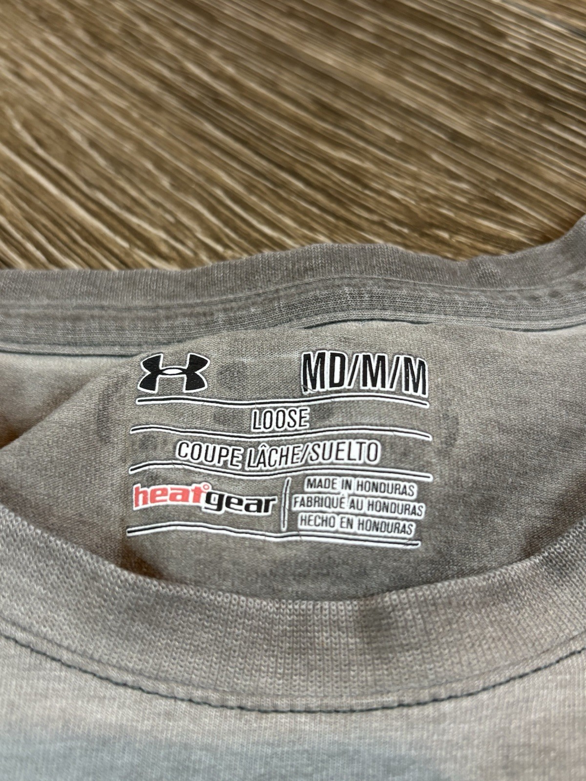 UNDER ARMOUR HUMBLE HUNGRY BULL GRAY LARGE ATHLETIC T-SHIRT PROJECT ROCK MEDIUM gallery