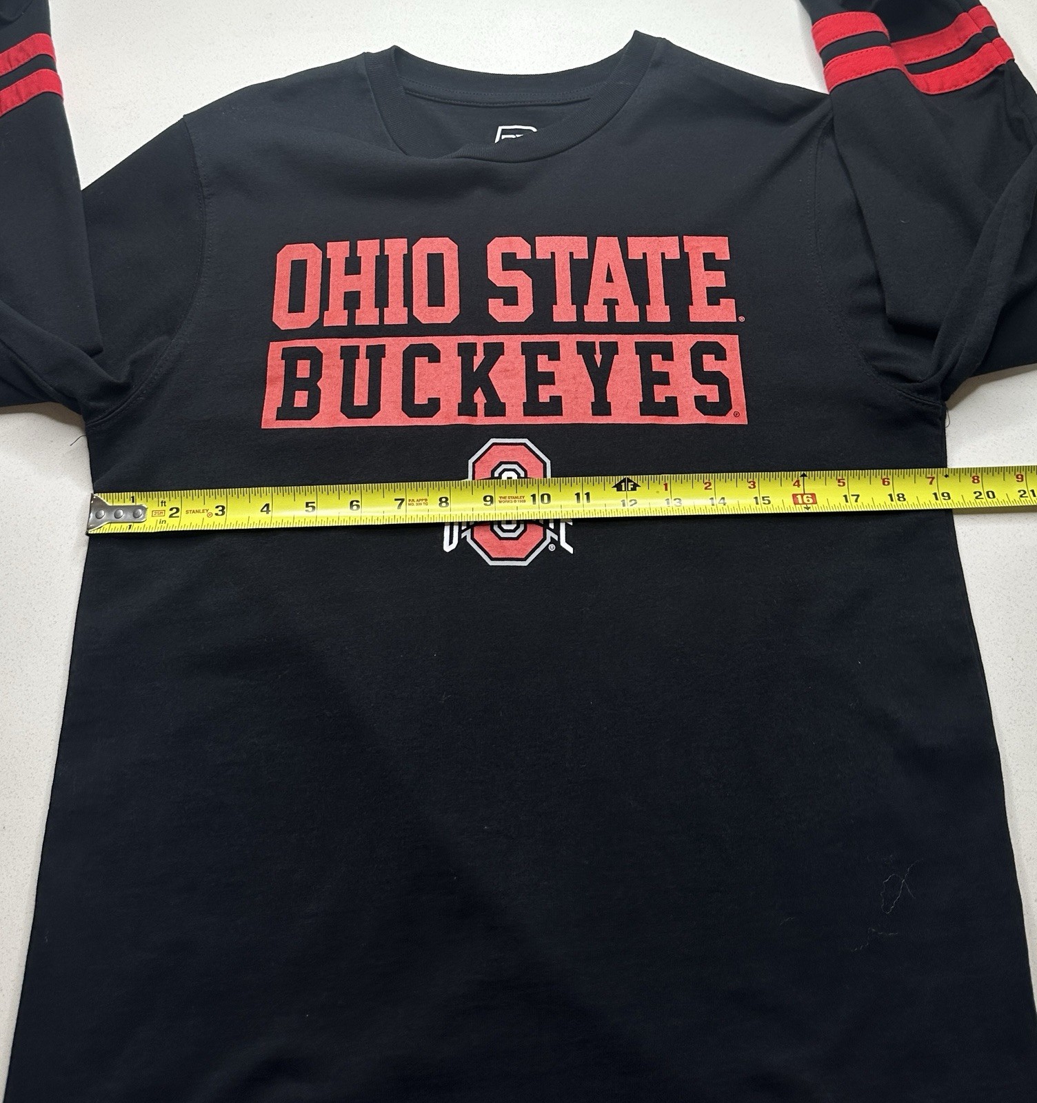 Ohio State Buckeyes Mens Long Sleeve Size M 38/40 Black Heavy Tee gallery