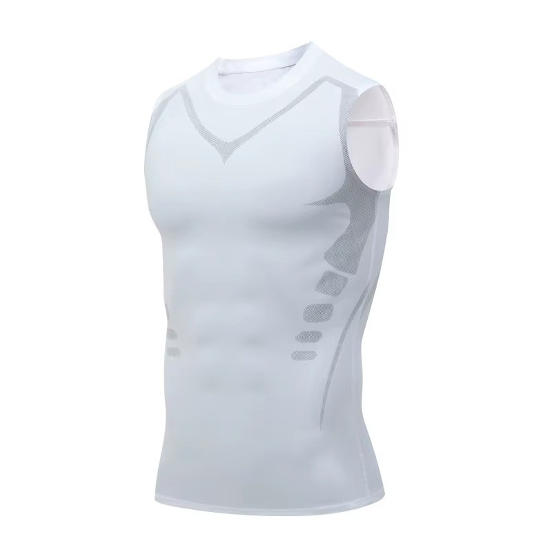 Evolv-Off Compression Shirt, V-Boost 2025 New Version Ionic Shaping Sleeveless