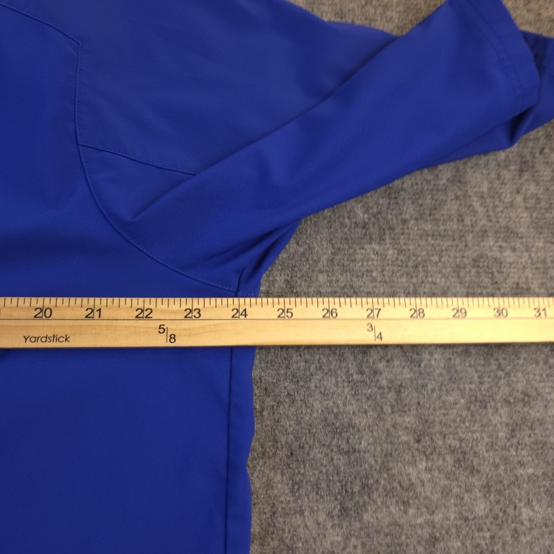 Zero Restriction Quarter Zip Pullover Large Short Sleeve Blue Solid Golf Stretch gallery